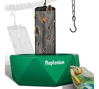 NEPTONION Cuenco de alimentación de camaleón enganchable con Columna para Que la Presa trepe y se mueva, Adecuado para Lagarto, dragón Barbudo, Iguana, geco, Sapo, Rana