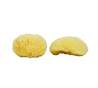Neptune Natural Sea Soft Silk Sponge - Esponja de seda para uso cosmético, limpieza facial, paquete de 2, 2-3 pulgadas