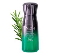 NEQI Aceite de Romero para el Cabello y Cuero Cabelludo Vegano Nutritivo | Smooth Strength - Fórmula con Ricino que Nutre la Raíz, Fortalece la Fibra y Aporta Brillo Sedoso Natural - 75 ml