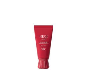 NEQI Acondicionador Reparador Viaje - Repair Reveal con V-Keratina - Cabello Dañado & Teñido, Cuidado Capilar Mujer, Formato Viaje, Vegano - 90ml