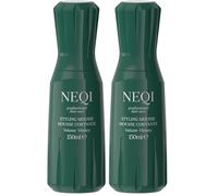 NEQI - Volume Victory Styling Mousse - Espuma ligera para volumen con protección térmica - Para cabello fino y delgado - Hidratante - Volumen duradero sin apelmazar - 150 ml (Paquete de 2)