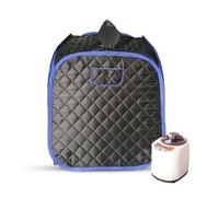 Nerador de cabina de Sauna de plegable portátil, caja de tienda for sala de SPA que incluye izador for una persona, relajación, pérdida de peso, cuerpo para relajarse(C)