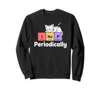Nerd Cat Science Teacher i Nap Periódicamente Stem Mom Learn Sudadera