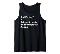 Nerd divertido ¿Soy buena persona, pero estoy tratando de ser mejor Bk Camiseta sin Mangas