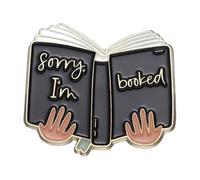 Nerd Esmalte Pin "Lo siento I" - Aparato de libro personalizado, Normal, Metal no precioso