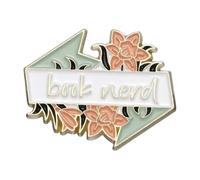 Nerd Esmalte Pin "Lo siento I" - Aparato de libro personalizado, Normal, Metal no precioso