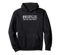 Nerd Girl No Cap Funny Nerd Girl Cita Humor Geek Sudadera con Capucha