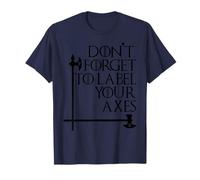 Nerd No te olvides de etiquetar tus hachas Maestro de matemáticas Geek Bk Camiseta