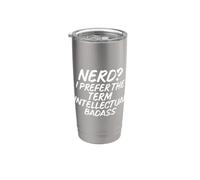 Nerd prefiero el término profesor rudo intelectual Vaso térmico de acero inoxidable de doble pared