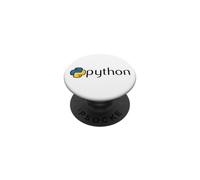 Nerd Python Programador de Computadoras Programa Geek Profesor de Matemáticas PopSockets PopGrip Adhesivo