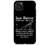Nerd Vintage Isaac Barrow Cálculo Álgebra Profesor de matemáticas Carcasa para iPhone 11 Pro MAX