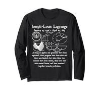 Nerd Vintage Lagrange Cálculo Álgebra Geometría Profesor Manga Larga