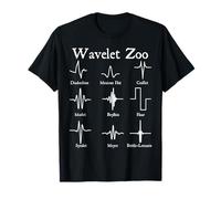 Nerd Wavelet Zoo Fourier Wave Signal Science Maestro de matemáticas Camiseta