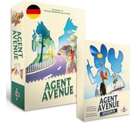 Nerdlab Games Agent Avenue + Agent Avenue Division M - Juego de mesa Bundle Set Completo con División M Expansión, Juego de cartas para 2-4 jugadores, a partir de 8 años, 10-15 minutos de tiempo de