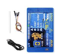 NerdMiner V2 Mining Bitcoin con Carcasa Azul, 1060KH/S NerdMiner V2 Bitcoin Miner con 2.8" TFT Display ESP32 WROOM Bitcoin Miner BTC Solo Lottery Miner Bitcoin Crypto Lottery Miner con Nerd Miner