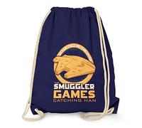 Nerdo Juegos del Contrabandista Bolsa de Gimnasio, Unisex Adulto, Azul Marino, 38 cm x 42 cm