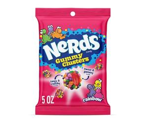 Nerds Gummy Clusters Chewy Candy, bolsa de 141.7 g