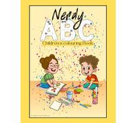 Nerdy ABC Colouring Book for children: Trace, Color & Learn!
