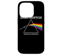 Nerdy Isaac Newton Prism Gravity of the Moon Rock Music Regalo Carcasa para iPhone 14 Pro