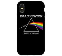 Nerdy Isaac Newton Prism Gravity of the Moon Rock Music Regalo Carcasa para iPhone X/XS