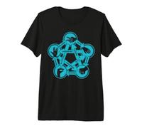 Nerdy Rock - Tijeras de Papel, diseño de Lagarto Camiseta Premium