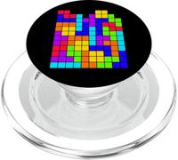 Nerdy Tetrominoes - Rompecabezas de Videojuegos para Maestros de matemáticas PopSockets PopGrip para MagSafe
