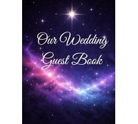 Nerdy wedding guest book hardcover blank lined