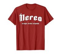 Nerea la Mujer el Mito la Leyenda Nerea Nombre Camiseta, Hombre, Arándano, L