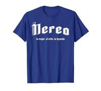 Nerea la Mujer el Mito la Leyenda Nerea Nombre Camiseta, Hombre, Azul Real, L