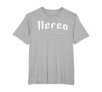 Nerea la Mujer el Mito la Leyenda Nerea Nombre Camiseta, Hombre Tallas Grandes, Gris Jaspeado, 5X Alto