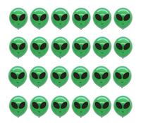 Nereds 24 globos alienígenas, globos de fiesta de ovnis del espacio exterior, decoraciones de alienígenas para fiesta de cumpleaños temática alienígena