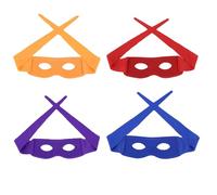 Nereds 4 máscaras faciales estilo ninja de superhéroe, máscaras ajustables para Halloween, fiesta, cosplay, máscara de Batman