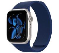 Nereides Compatible con correas de Apple Watch de 42 mm, 41 mm, 40 mm, 38 mm, correa de repuesto de silicona magnética suave para iWatch Series 11, 10, 9, 8, 7, 6, 5, 4, SE, SE2, SE3, 3, 2, 1 (azul