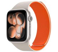 Nereides Compatible con correas de Apple Watch de 46 mm, 45 mm, 44 mm, 49 mm, correa de repuesto de silicona magnética suave para iWatch Series 11 10 9 8 7 6 5 4 SE SE2 SE3 Ultra 3/2/1 (luz de