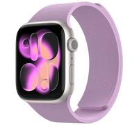 Nereides Compatible con correas de Apple Watch de 46 mm, 45 mm, 44 mm, 49 mm, correa de repuesto de silicona magnética suave para iWatch Series 11 10 9 8 7 6 5 4 SE SE2 SE3 Ultra 3/2/1 (morado)