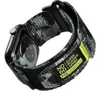 Nereides Compatible con correas de Apple Watch Series 10, 9, 8, 7, 6, 5, 4, SE SE2 Ultra 2/1, correa deportiva de nailon de repuesto para iWatch de 46 mm, 45 mm, 44 mm, 49 mm (XL, camuflaje verde)