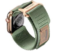 Nereides Compatible con correas de Apple Watch Series 11 10 9 8 7 6 5 4 3 2 1 SE SE2 SE3, correa de repuesto deportiva de nailon para iWatch de 42 mm, 41 mm, 40 mm, 38 mm (verde claro)