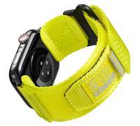 Nereides Compatible con correas de Apple Watch Series 11 10 9 8 7 6 5 4 SE 3/2/1 Ultra 3/2/1, correa deportiva de nailon de repuesto para iWatch de 46 mm, 45 mm, 44 mm, 49 mm (XL, amarillo limón)