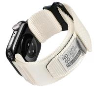 Nereides Compatible con correas de Apple Watch Series 11 10 9 8 7 6 5 4 SE 3/2/1 Ultra 3/2/1, correa deportiva de nailon de repuesto para iWatch de 46 mm, 45 mm, 44 mm, 49 mm (XL, beige)