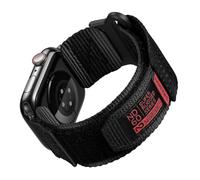 Nereides Compatible con correas de Apple Watch Series 11 10 9 8 7 6 5 4 SE 3/2/1 Ultra 3/2/1, correa deportiva de nailon de repuesto para iWatch de 46 mm, 45 mm, 44 mm, 49 mm (XL, negro)