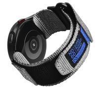 Nereides Correa de reloj de 20 mm compatible con Samsung Galaxy Watch 7, 6, 5, 4, FE de 40 mm, 44 mm, 6 4 Classic/5 Pro, correa deportiva de nailon compatible con Garmin Vivoactive 6 5 3/Forerunner