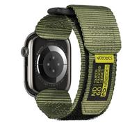 Nereides Funda resistente con correa para Ultra 1/2, correa de 49 mm. Correa deportiva de nailon con cierre de velcro y gancho para hombre (verde)