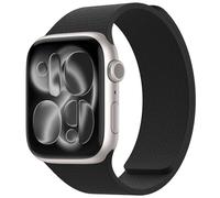 Nereides Pulsera magnética de silicona compatible con Apple Watch 42 mm 40 mm 46 mm 44 mm 45 mm 41 mm 38 mm 49 mm, mujer y hombre sin hebilla correa de repuesto para iWatch Series 11 10 9 8 7 6 5 4 3