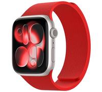 Nereides Pulsera magnética de silicona compatible con Apple Watch 42 mm 40 mm 46 mm 44 mm 45 mm 41 mm 38 mm 49 mm, mujer y hombre sin hebilla correa de repuesto para iWatch Series 11 10 9 8 7 6 5 4 3