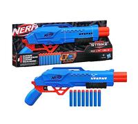 Nerf Alpha Strike Big Cat DB-2 Blaster, doble cañón, dispara 2 dardos seguidos, incluye 8 dardos oficiales Nerf Elite