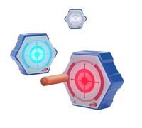NERF Battlezone 360º - Diana de Entrenamiento Multidireccional para Blasters Nerf | Juego de Puntería y Acción con Objetivos Giratorios | Juguete para Niños y Adolescentes