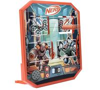 NERF BOT Arena Clash - Juego de Tiro Electrónico con Diana Interactiva para Blasters Nerf | Efectos de Sonido, Pantalla de Puntuación y 4 Modos de Juego | Juego de Acción para Niños y Adolescentes