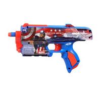 Nerf - Capitán América - Lanzador dardos estilo Capitán América ㅤ