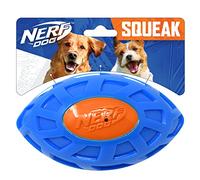 Nerf Dog - Balón de fútbol (15,2 cm), Color Azul y Naranja