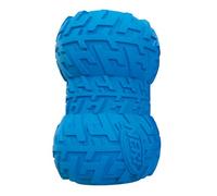 Nerf Dog Juguete para Perros Tire Snackfeeder, Snackfeeder en Goma con Banda de Rodadura, Colores Surtidos, Color Azul o Rojo, 10 cm